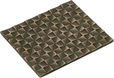 Kamashiki Lattice Pattern Brown 16 X 14cm Nanbu Ironware 17431 Gold/Dark