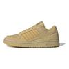 adidas Originals Forum Lace-Up Durable Low-Top Skate Shoes Unisex Sneakers Earth-Yellow ID0991