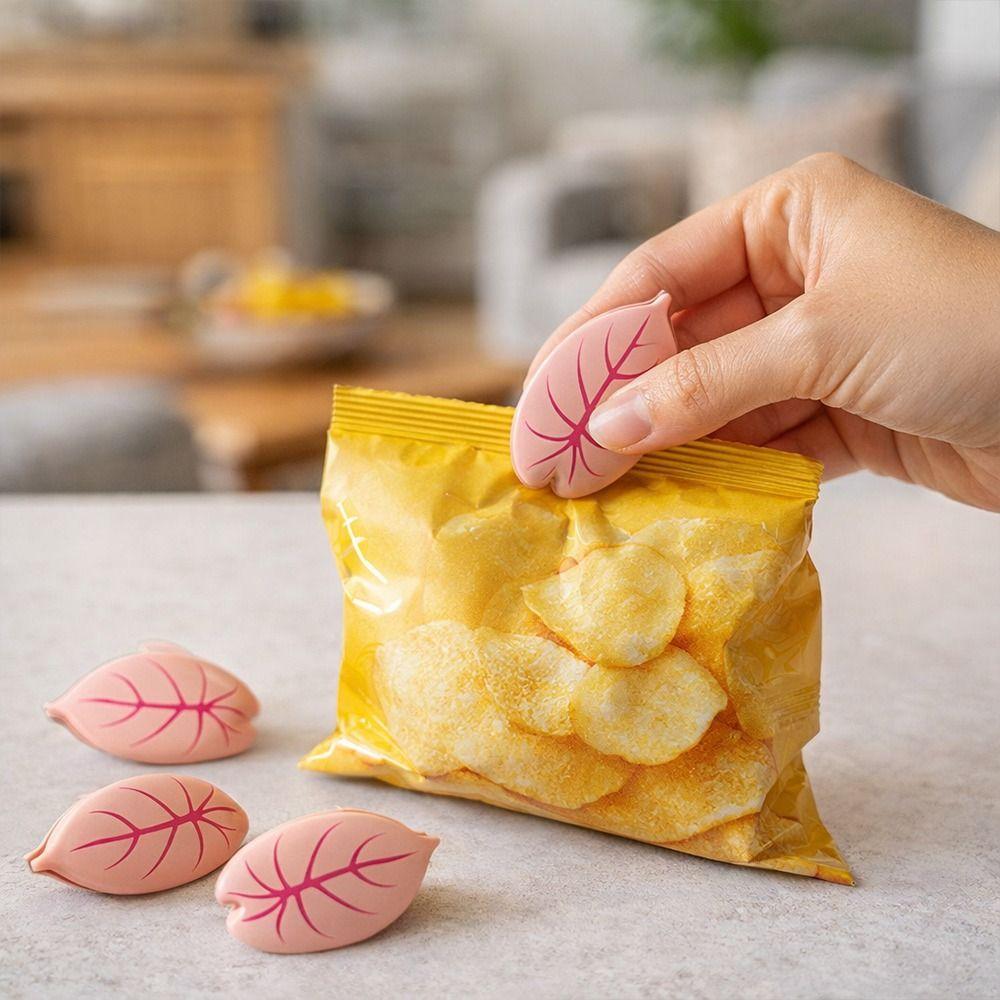 Plant Sealing Clips Portable Packaging Bag Sealing Clips New Refrigerator Magnets