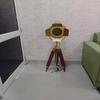 Handmade Tripod Studio Floor Lamp Marine Flap Searchlight Chrome Nickel Retro Spotlight Focus Floor Lamp Home Decor