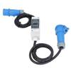 AC 220V 16A 3-pins CEE-stopcontact met digitaal LCD-meter Digitale elektriciteitsmeter voor camper Elektrische auto minder