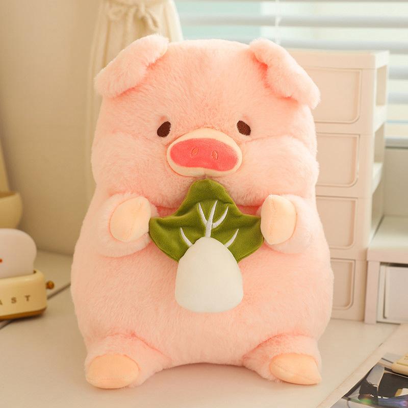 

Cute soft cabbage pig doll plush toy piggy doll children accompany soothing pillow rag doll 20cm（0.14kg）