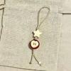 Pastel Colors Star Flower Phone Charm Ceramic Beaded Phone Lanyard Mobile Phone Strap  Women Girls