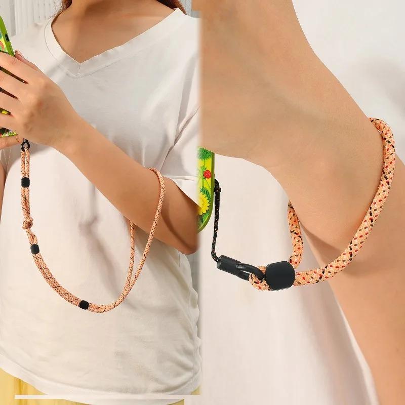 Detachable Phone Lanyard Neck Strap Fashion Anti-Lost Wrist Lanyard for Card Holders Universal Mobile Phone Hanging Cord Ropes