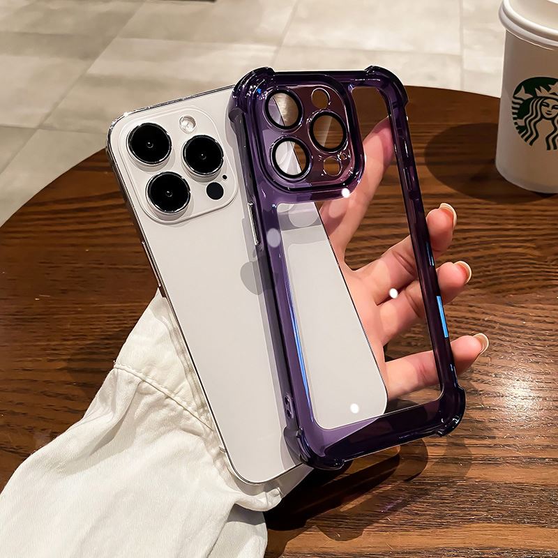 Factory Direct Clear Acrylic Phone Case for 7-16 Pro Max Camera Protection Waterproof Shockproof Back Cover