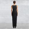 C7117 Fashion Women's Sleeveless U-neck Bodycon Dress with Hot Drilling, European and American Style.