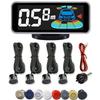 4 Pcs/6 Pcs/8 Pcs Probes Rear Reversing Radars System Parking Sensor Kit LCD Display Car Distance Detection Sound Warning Buzze