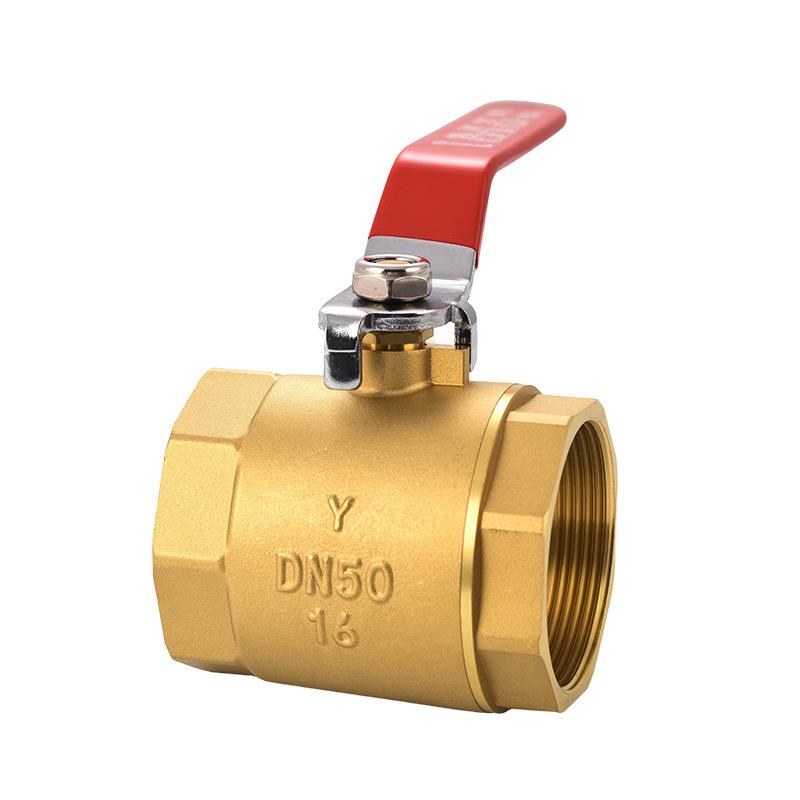 Heavy-Duty 101 Brass Ball Valve: Manual High-Pressure 4-Point Threaded Switch