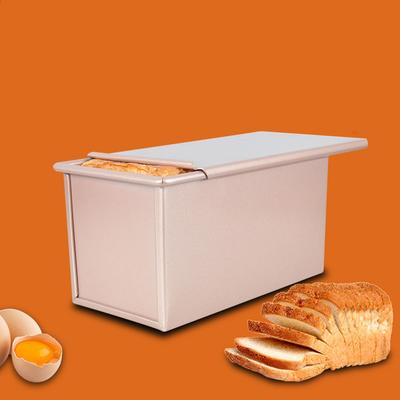 Non-stick Mold Cake Loaf Toast Bread Baking Mould Bakeware Pan Box Gold 450g