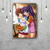 clannad cartoon Funny Bar Metal Sign Retro Plaque Vintage Sign Alcohol Drinker Pub Club Man Cave Kitchen Wall Decoration