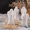 Multi-Style Angel Silicone Candle Mould Little Girl with Wings Holding Love Book Flowers Gypsum Resin Ice Mold Home Decor Gift