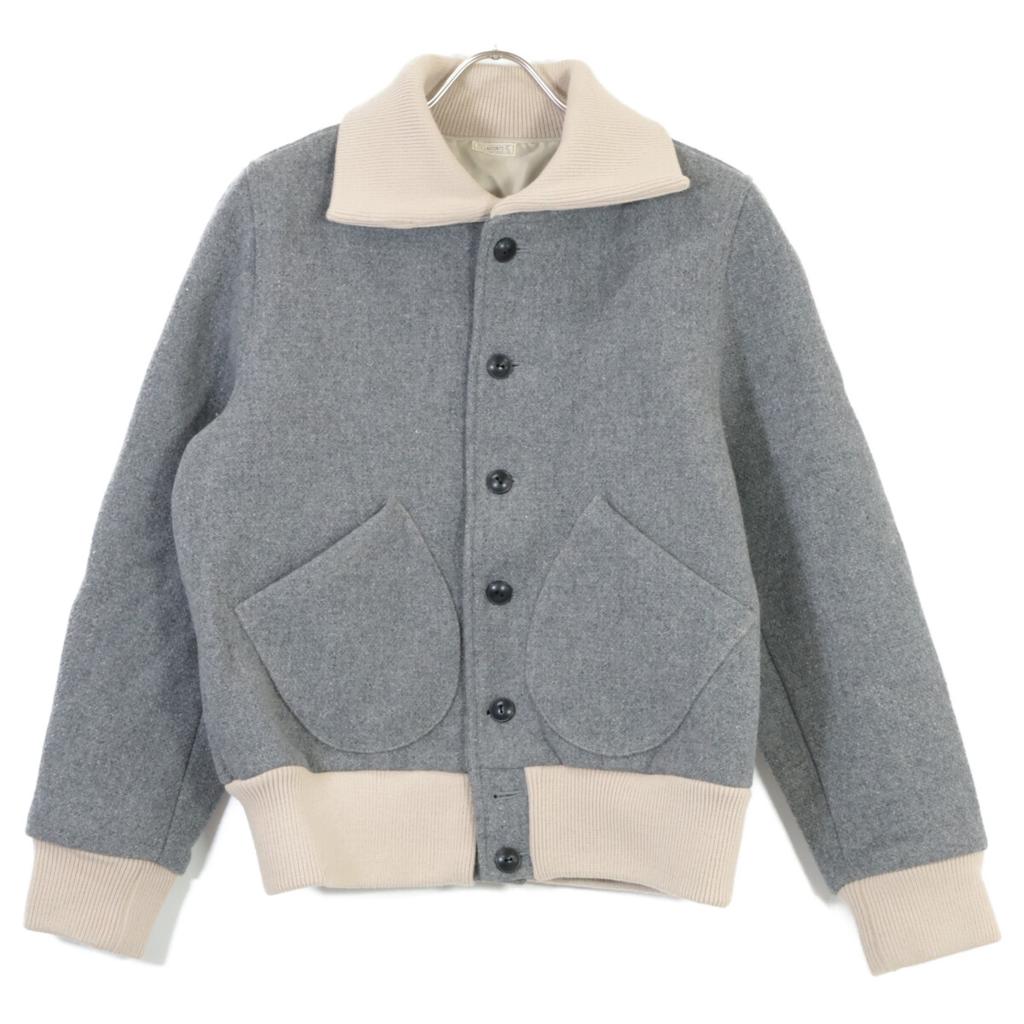 BELAFONTE PAGTIME RIFFS ON THE CLASSIC AMERICAN VARSITY JACKET Jacket L grayUsed