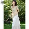 Women's Rose Drawstring Ruched Short-Sleeve T-Shirt