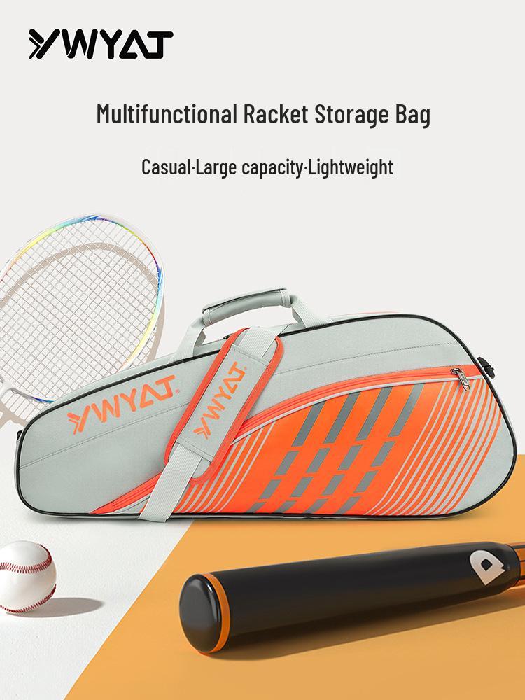 2025 Unisex Pro Badminton & Tennis Backpack: Extra Large, Water-Repellent with Racket Compartment