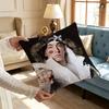 Singer EEminemS Anime Pillow Case Antidustmite Pillowcase Invisible zipper silky short plush Sofa cushion cover