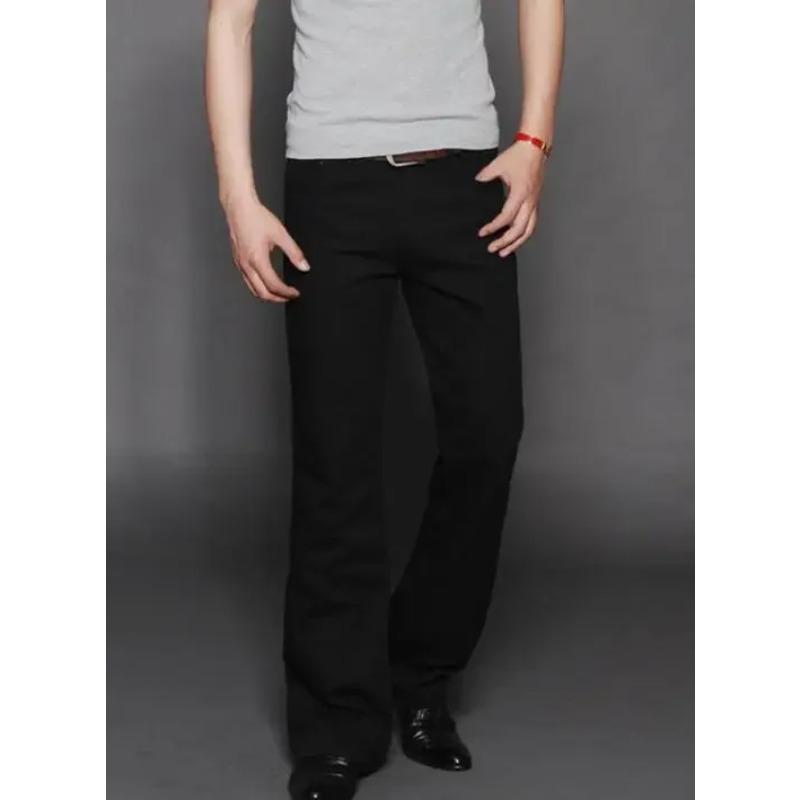 Men's Flared Pants Classic Flared Jeans Loose Leg Jean Boot Cut Trouser