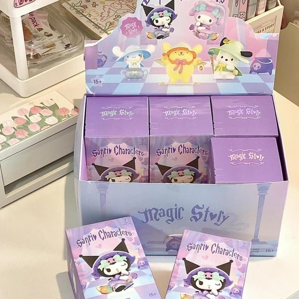 Figurine Cutie Surpriză Seria Iepuraș MINISO - Jucărie Drăguță Mașină cu Gheare, Ornament de Birou, Cadou de Ziua de Naștere