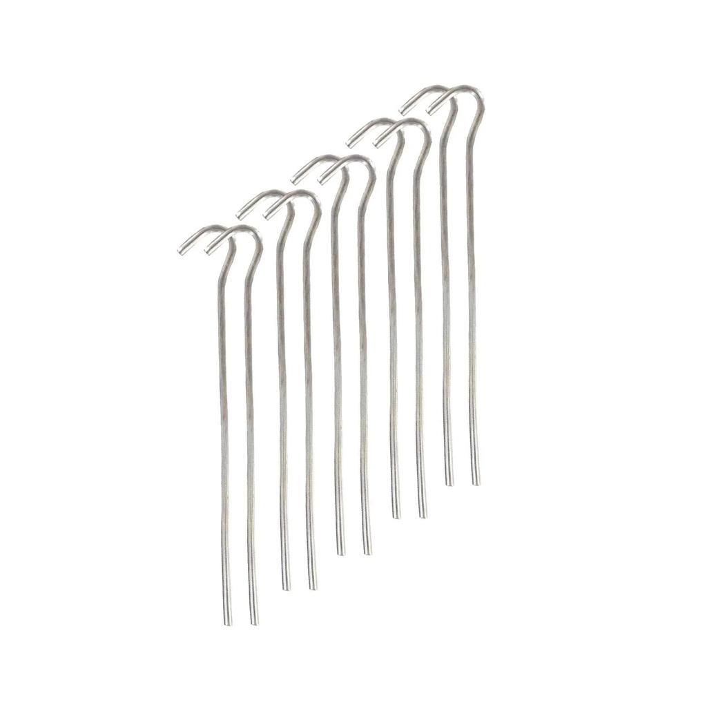 Love Mud Camping Tent Pegs Galvanised Steel 10pk