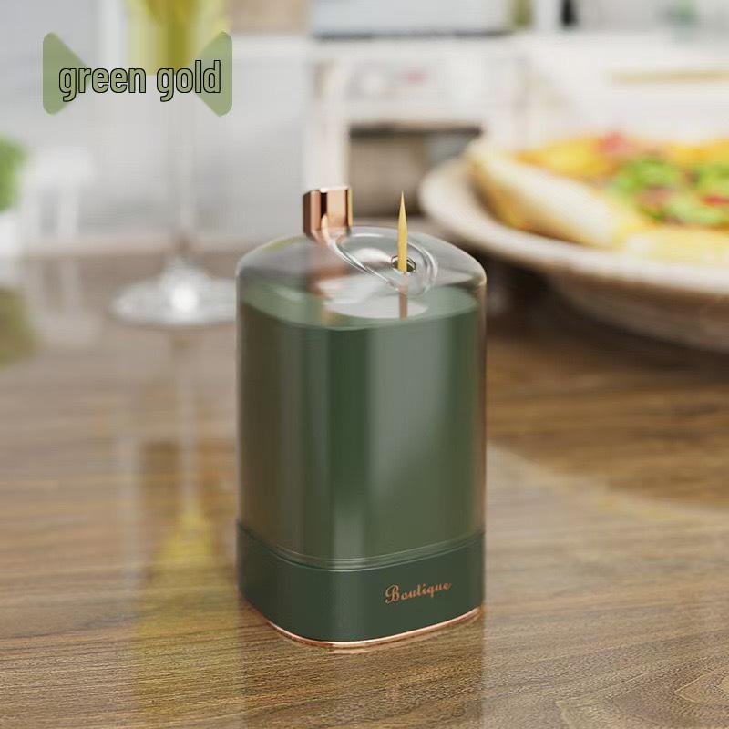 Luxurious Automatic Toothpick Dispenser: Elegant Pop-Up Design for Home or Kitchen. Portable and Stylish Storage Solution.