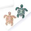 Modische Legierung Strassstein Eingelegte Schildkröten Brosche Kreative Persönlichkeit Brosche Großhandel für Damenbekleidungszubehör