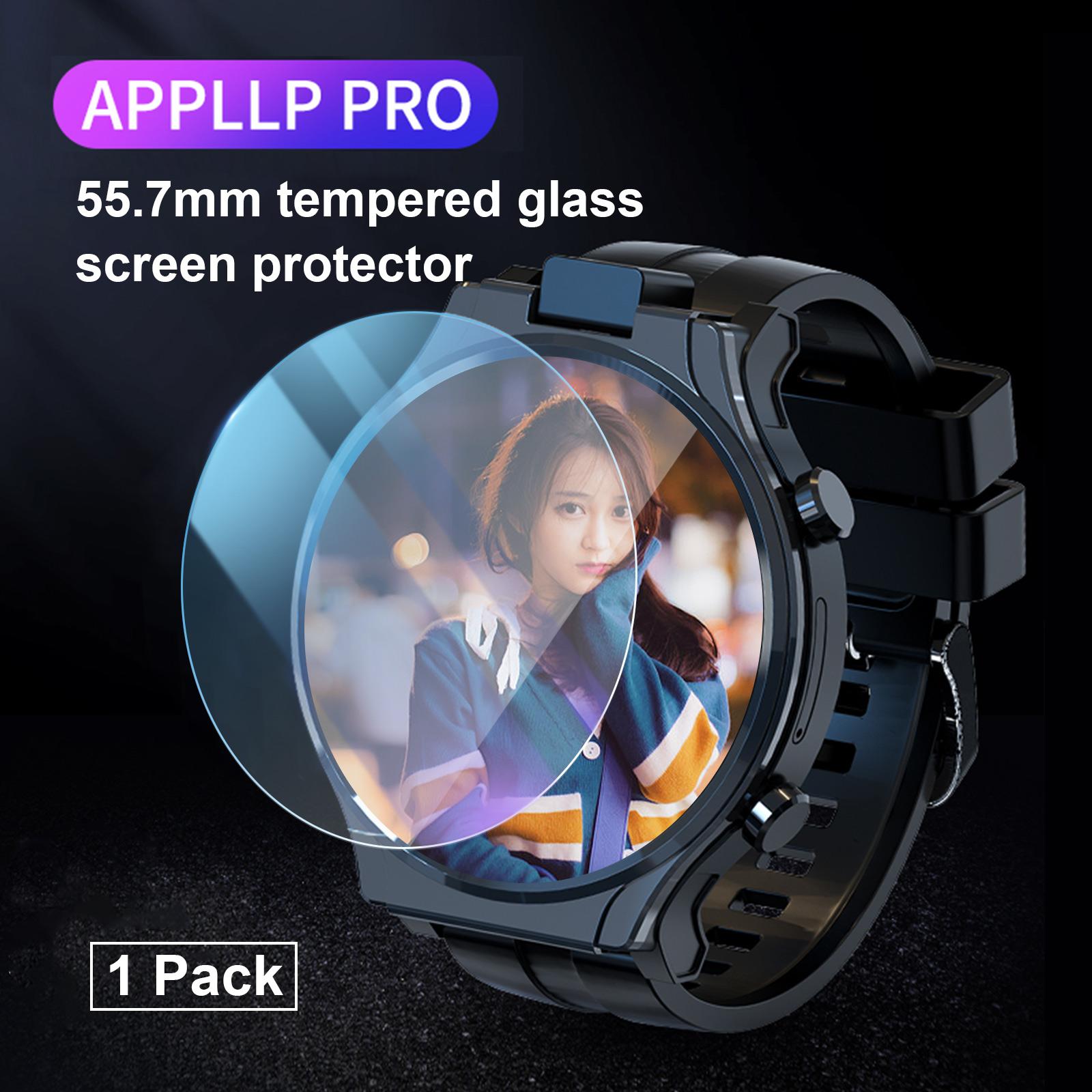 

55,7 мм смарт-часы закаленное стекло экран протектор прозрачный экран защитная пленка