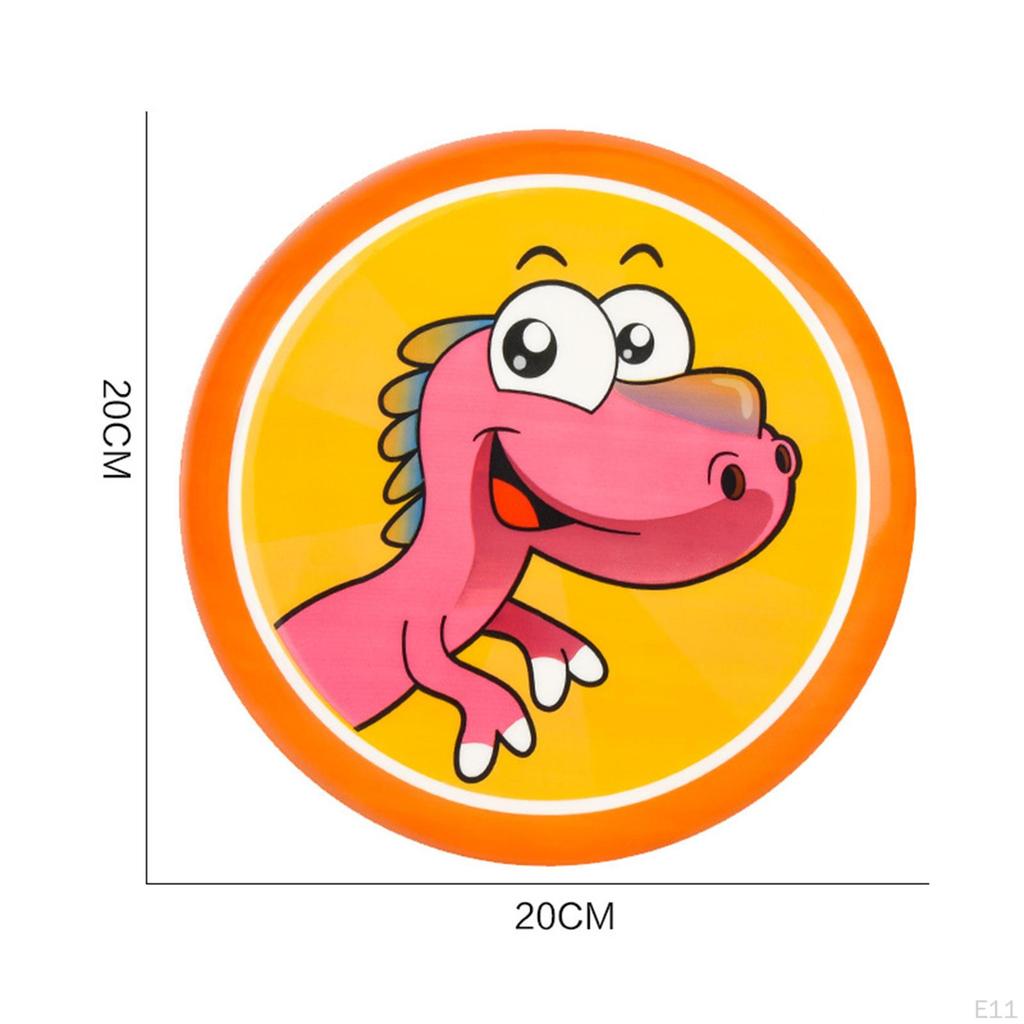 Cartoon Flying Dsaucer Hand Toss Team Game Spur Disc Outdoor Flyer Toy for Park Backyard Camping