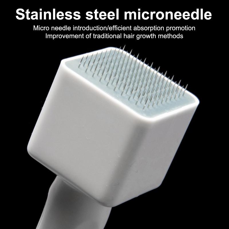 Disposable Skin Puncture Needle, Stamp Style Scalp Stamp, Rolling Needle Micro Needle Machine, 100/140 Needles Adjustable