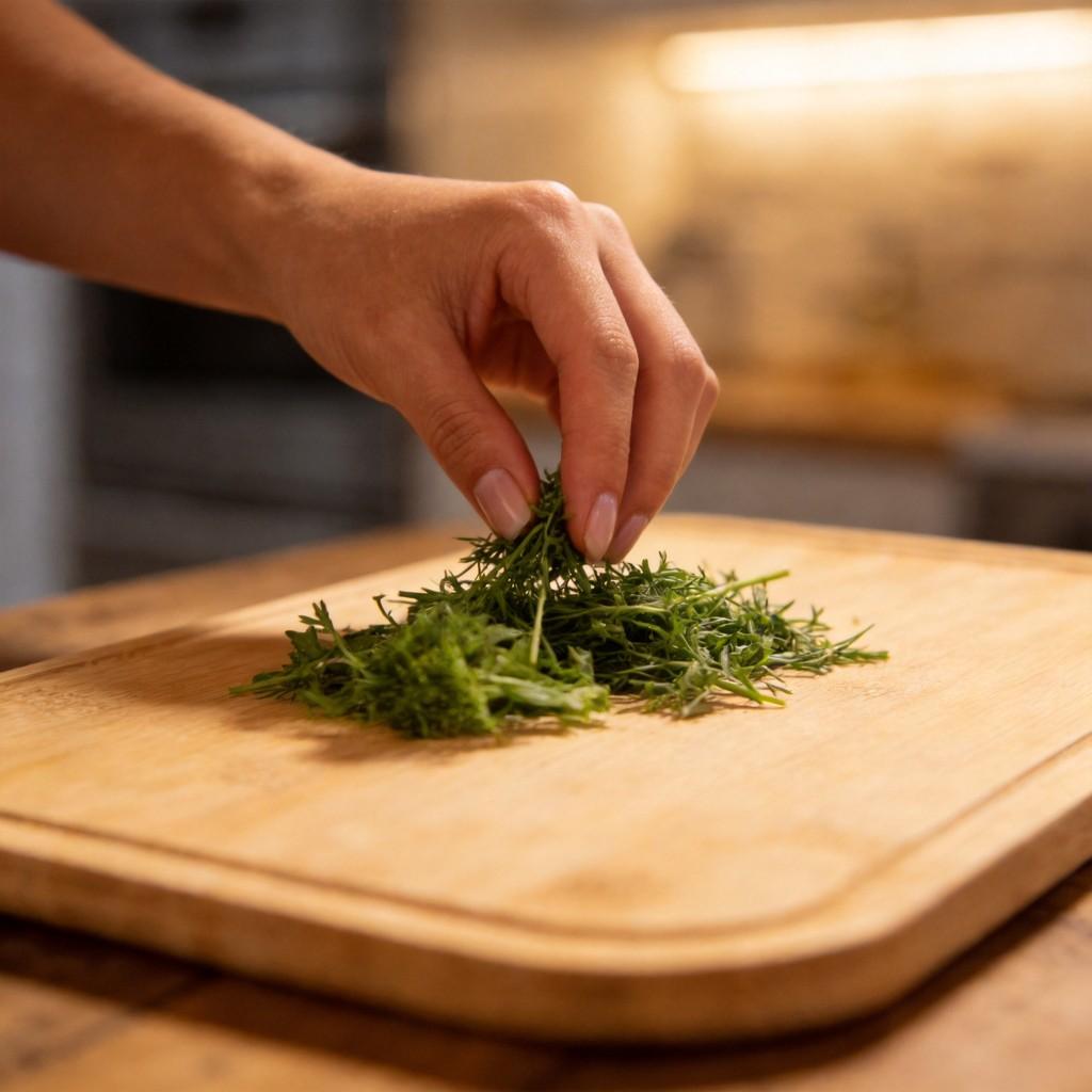 Modern Bamboo Cutting Board With Doublesided Design For Home Cooking Preparation