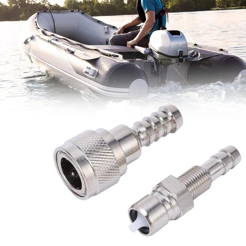 Outboard Engine Fuel Hose Connectors 3B2-70250-1 3B2-70260-1 Male Female Marine Engine Fuel Line Connector for Vehicle