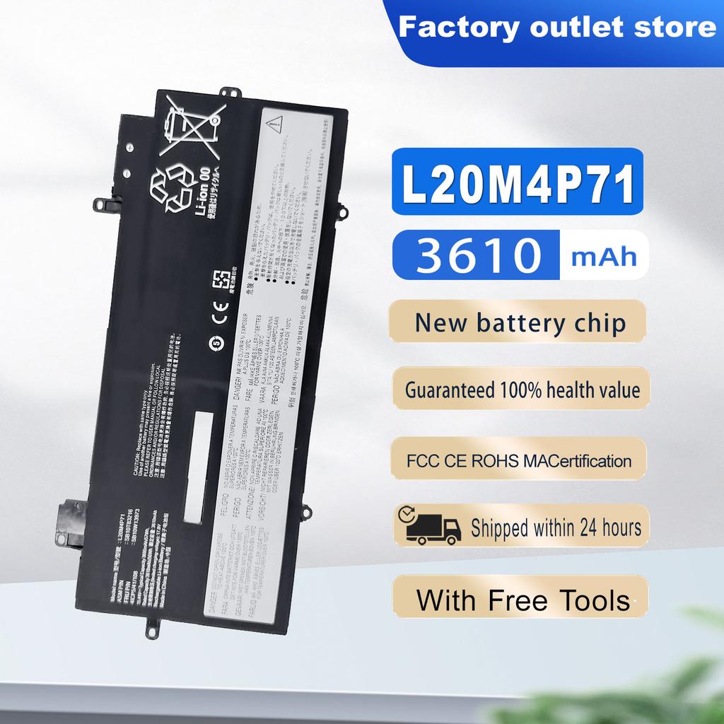 New LaptopBattery L20M4P71 For Lenovo ThinkPad X1 Carbon 9th Gen 10th Gen X1 Yoga 6th 7th Gen 2021 Series L20D4P71 L20L4P71