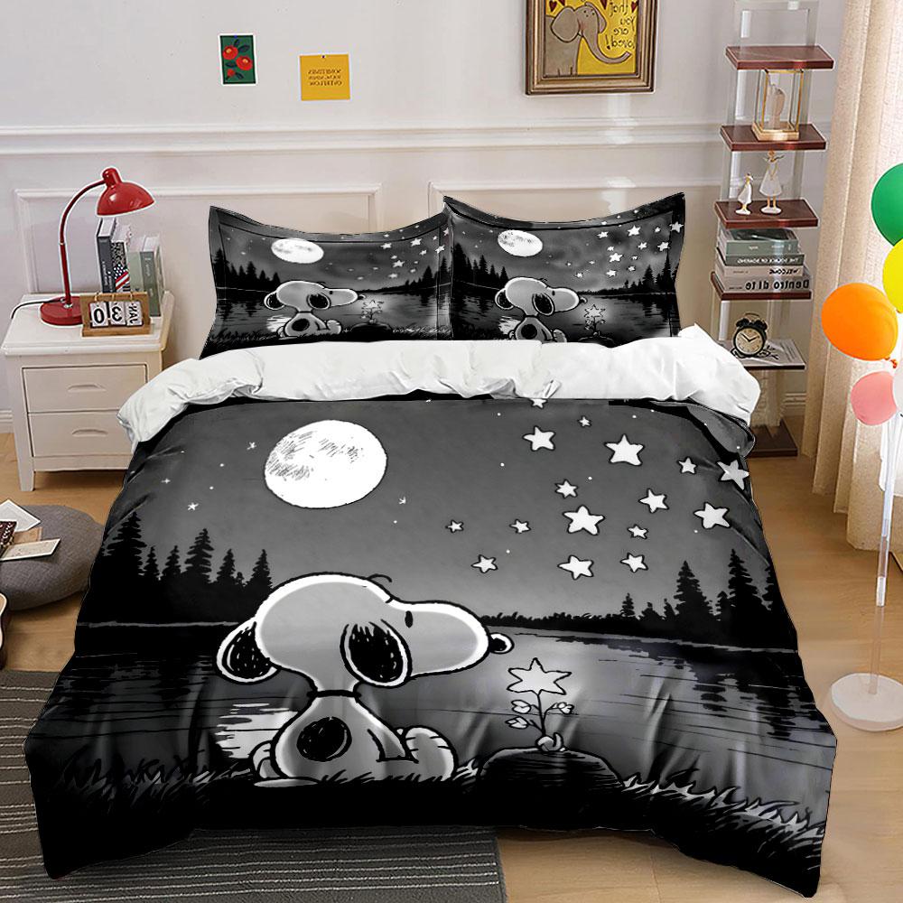 

Moon, dog, stars, trees. Bedding sets Duvet cover sets Duvet covers Pillowcases(1 * Duvet Cover 2 * Pillowcases, without duvet insert) 135x200cm