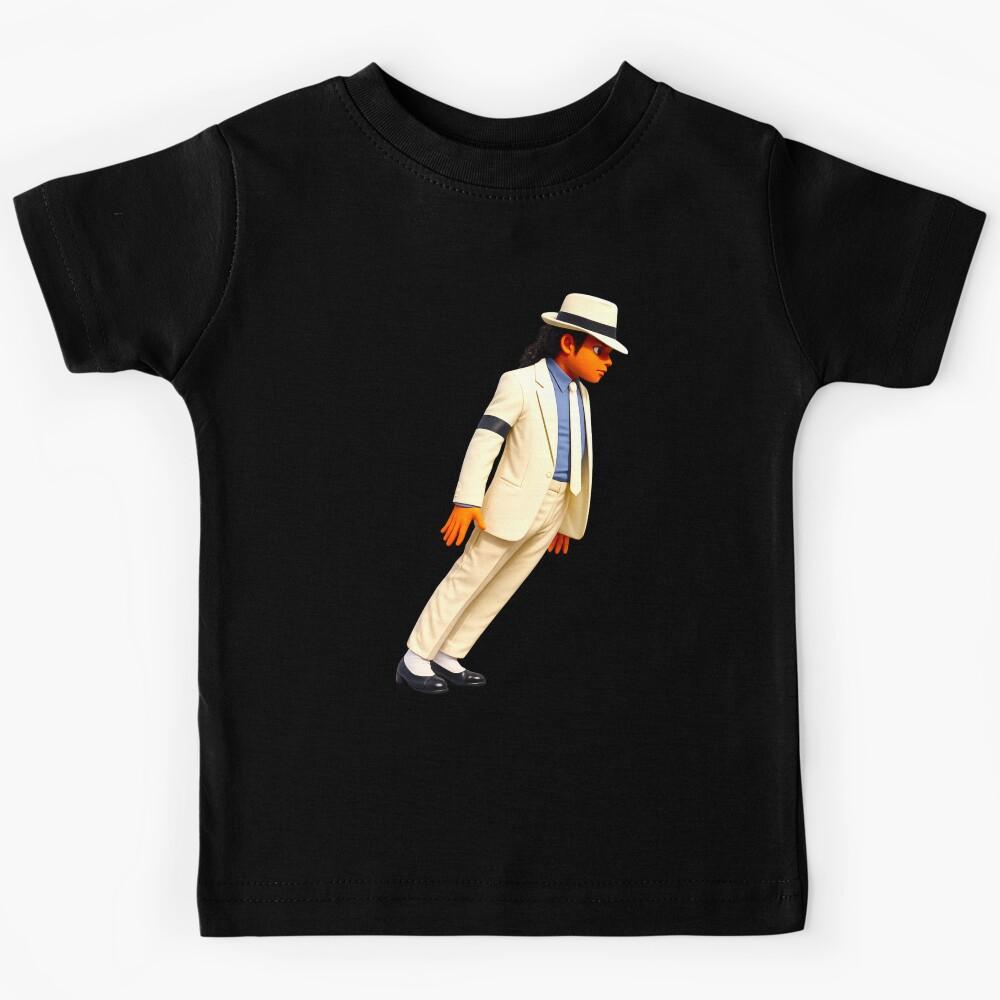 MJ Smooth Criminal Lean Pose Kids T-Shirt 160