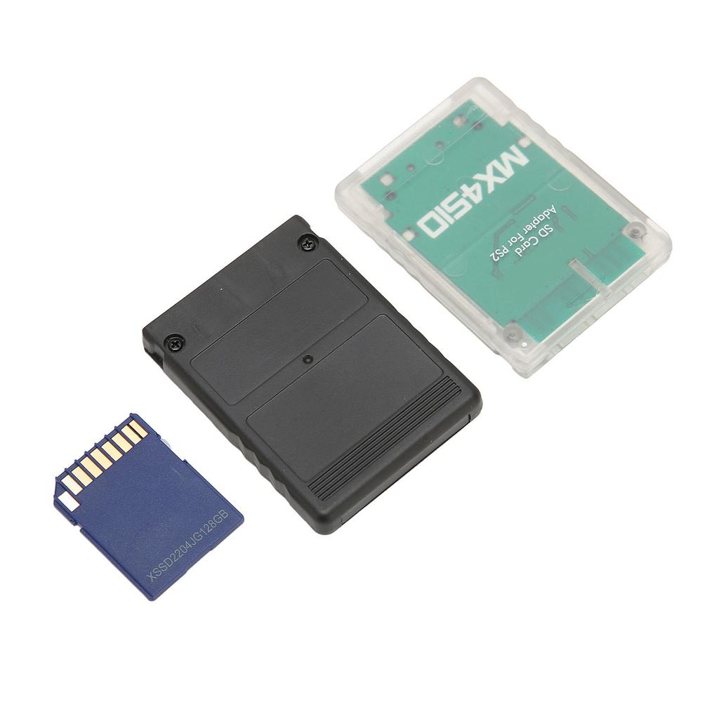 Game Card Adapter Universal for MX4SIO Reader with 128G Storage Card 64MB FMCBV1.966 Card for PS2