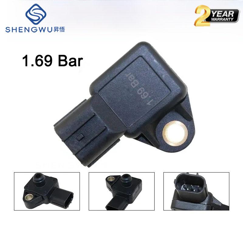 37830-PGK-A01 079800-5410 Manifold Absolute Pressure MAP Sensor For Honda Civic Accord CR-V Element RSX MDX TSX K20 K24 Turbo 1.69 Bar (Standard)