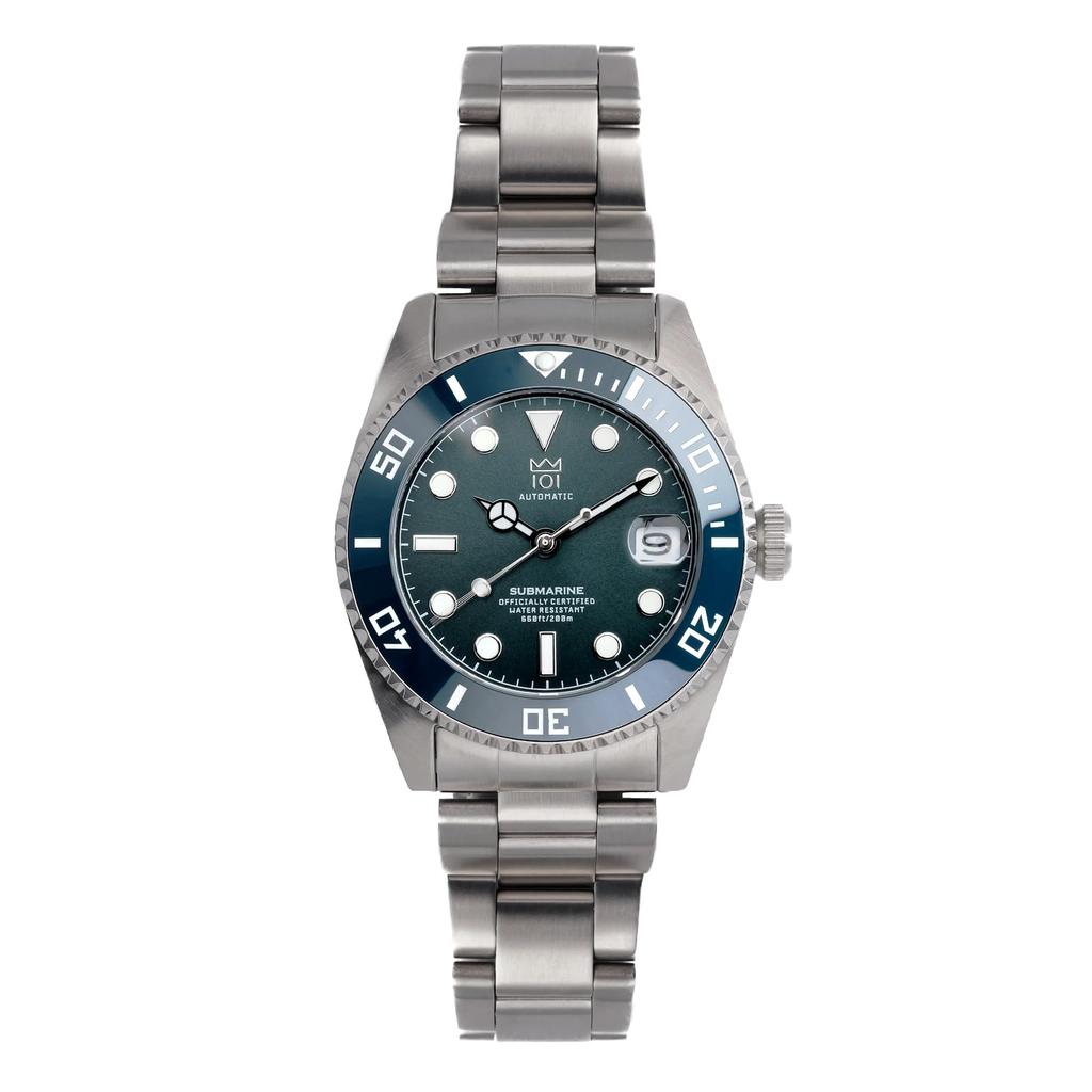 New Model [HYAKUICHI 101] No.16D Hyakuichi 38mm Automatic Dive Watch, Water Resistant to 20 ATM, Ceramic Bezel, Date Display, Mechanical Wristwatch,