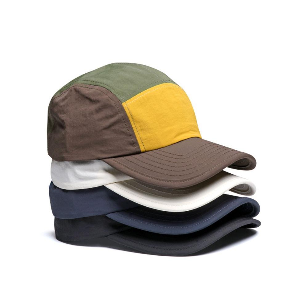 5 Panel Baseball Cap Nylon UV Protection Cap Fashion Sun Visor Cap Outdoor Fishing Hiking Golf