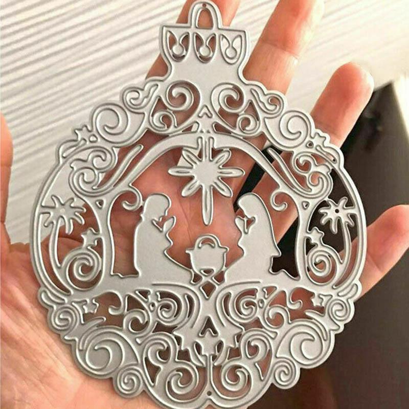 Metal Cutting Dies Nativity Ornament Die Cuts Scrapbooking Steel Craft Carbon Steel Cutting Die