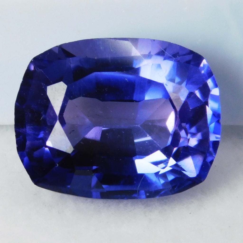 Purple Tanzanite 7 Ct Natural Loose Gemstone Cushion Cut Ring Size