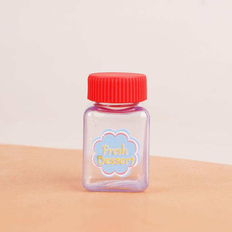 1/12 Dollhouse Kitchen Decorations, 10Pcs Miniature Empty Candy Jars, Simulation Snack Bottle Pretend Play Toys