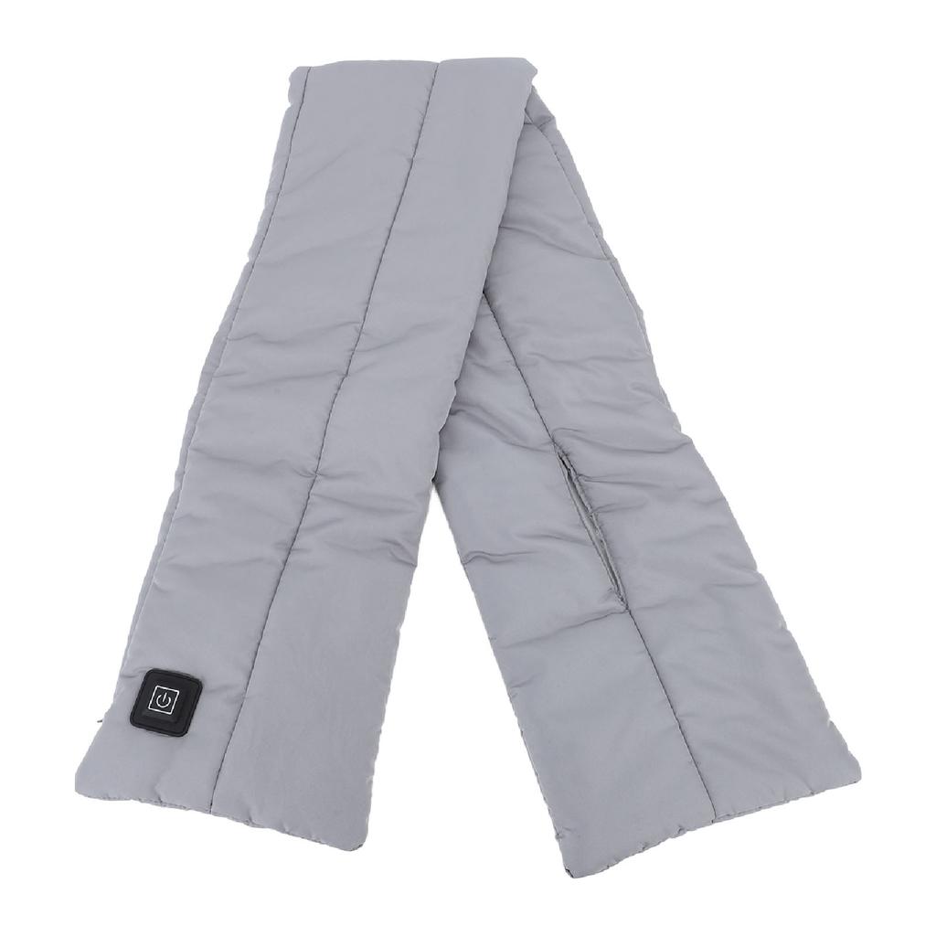 Heated Scarf USB Warming Scarf Adjustable Temperature Soft Comfort Cotton Washable Electric Neck Heating Wrap for Winter