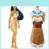 Piękny Kostium Księżniczki Pocahontas Indianki na Halloween dla Dorosłych Kobiet