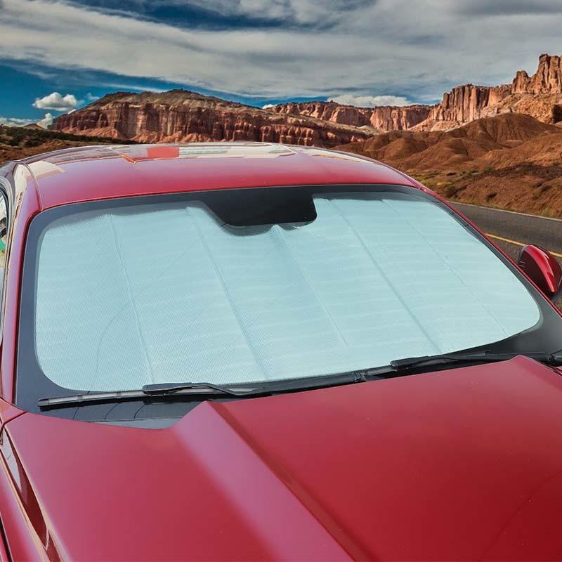 Car  Windshield Sunshade Window Shade Foldable Sun Visor Cover Fit for Ford Mustang 2015 Up Car Accessories