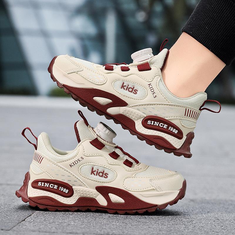 Children's sports shoes Boys' mesh breathable running shoes 2025 autumn girls' lightweight soft-soled non-slip casual shoes