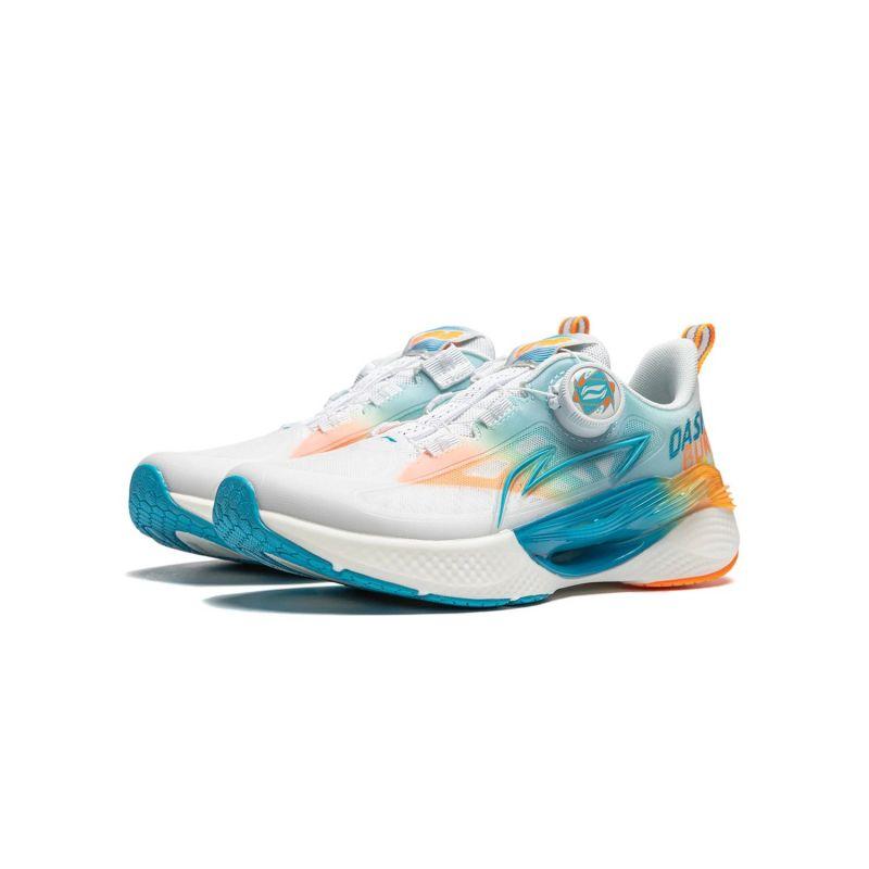 Li Ning Kinder Cloud Light Foam Synthetikleder Bequem Stoßdämpfung Atmungsaktiv Unterstützung Low Top Laufschuhe Kinder Laufschuhe YKFU020-9
