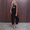 2024 Spring/Summer Cotton Linen Casual Two-Piece Set: Sleeveless Top & Loose Long Pants for Women
