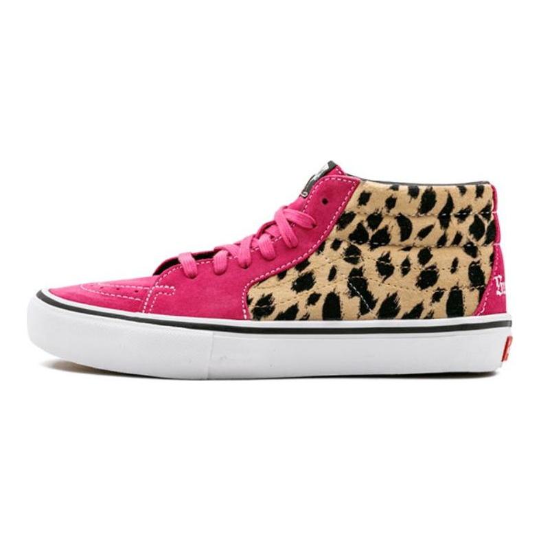 Sk8 Supreme x Sk8 Vans-Mid Pro 'Cheetah Velvet' VN0A347UOPL