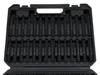 Bit set, 75mm torx hex spline ribe made of S2 steel, anti-corrosion coating with adapters, 75 pcs., Waryński