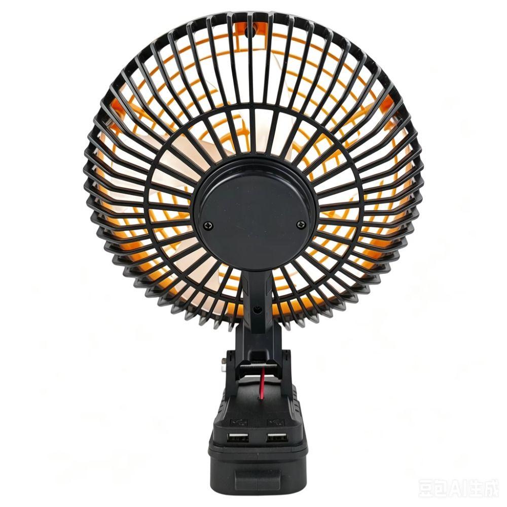Foldable Lithium Battery Fan 8 Inch Jobsite Fan for Makita/Dewalt/Milwaukee Outdoor Camping