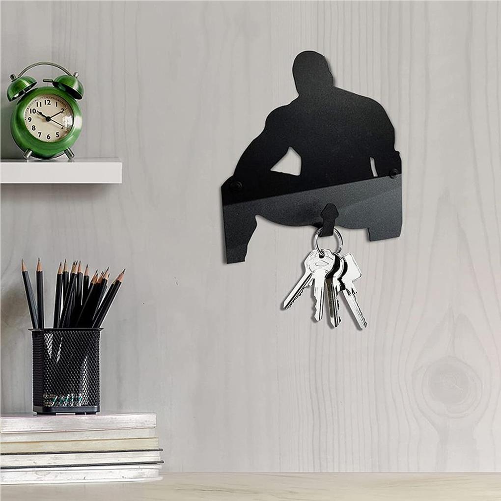 Wall-mounted Key Holder Replacement Decorative Sexy Funny Living Room Umbrella Hat Cap Hanger Rack Bracket Accessories