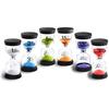 Visual Sand Clock Timer for Kids, Accurate Clock Learning, 6 Colorful Sand Timer Set, Time Management Tool for Classroom Home Office Use